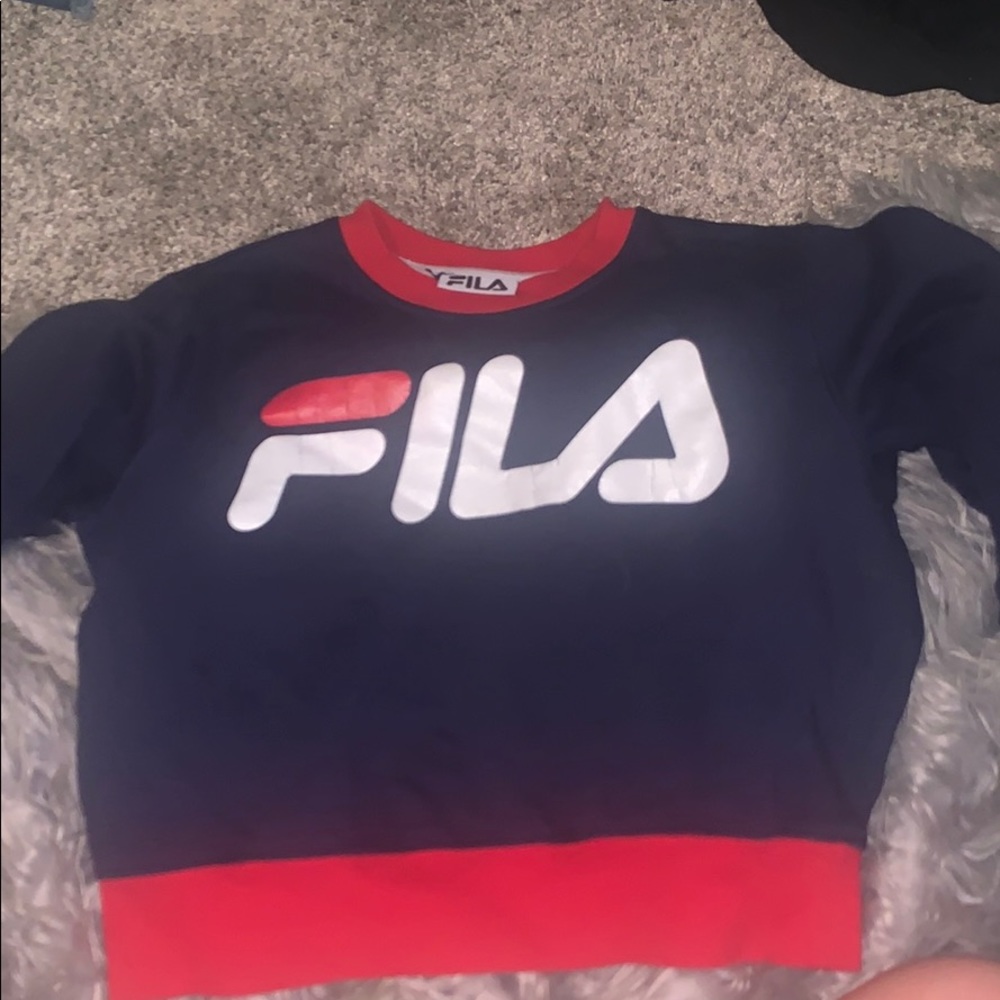 Cropped Fila hoody